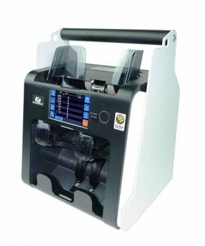 Geldzählmaschine und Sortierer Kisan K2 tragbar